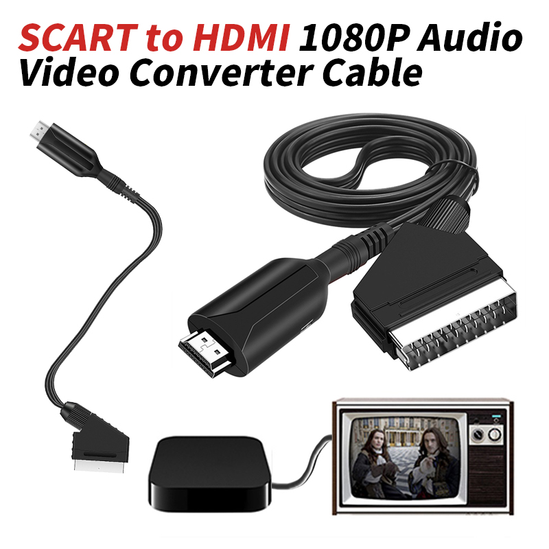 Scart To Hdmi - SCART - HDMI 1080P Ses Video
