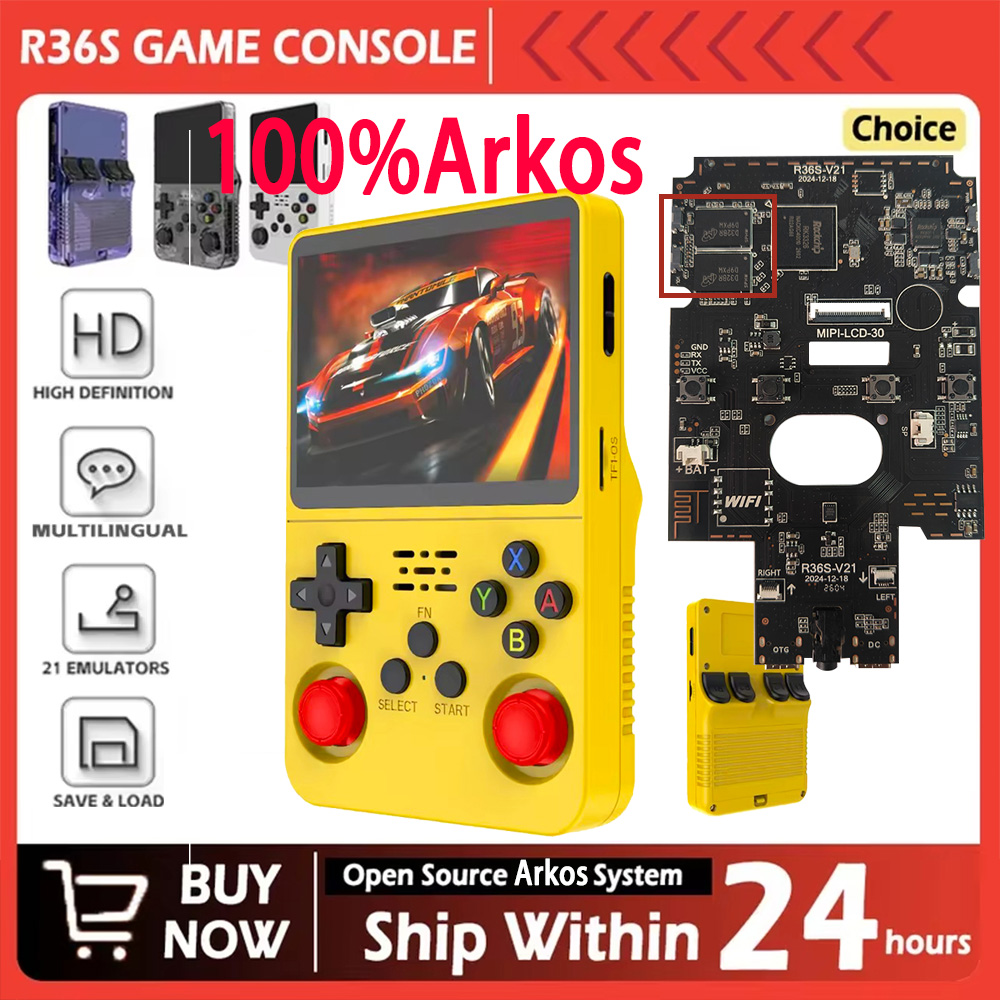 Retro Gaming Kiosk - R36S Yeni 100% Arkos Sistemli Retro