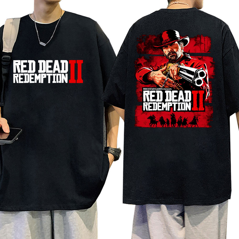Retro Gaming T Shirt - Red Dead Redemption 2 Oyun Grafik