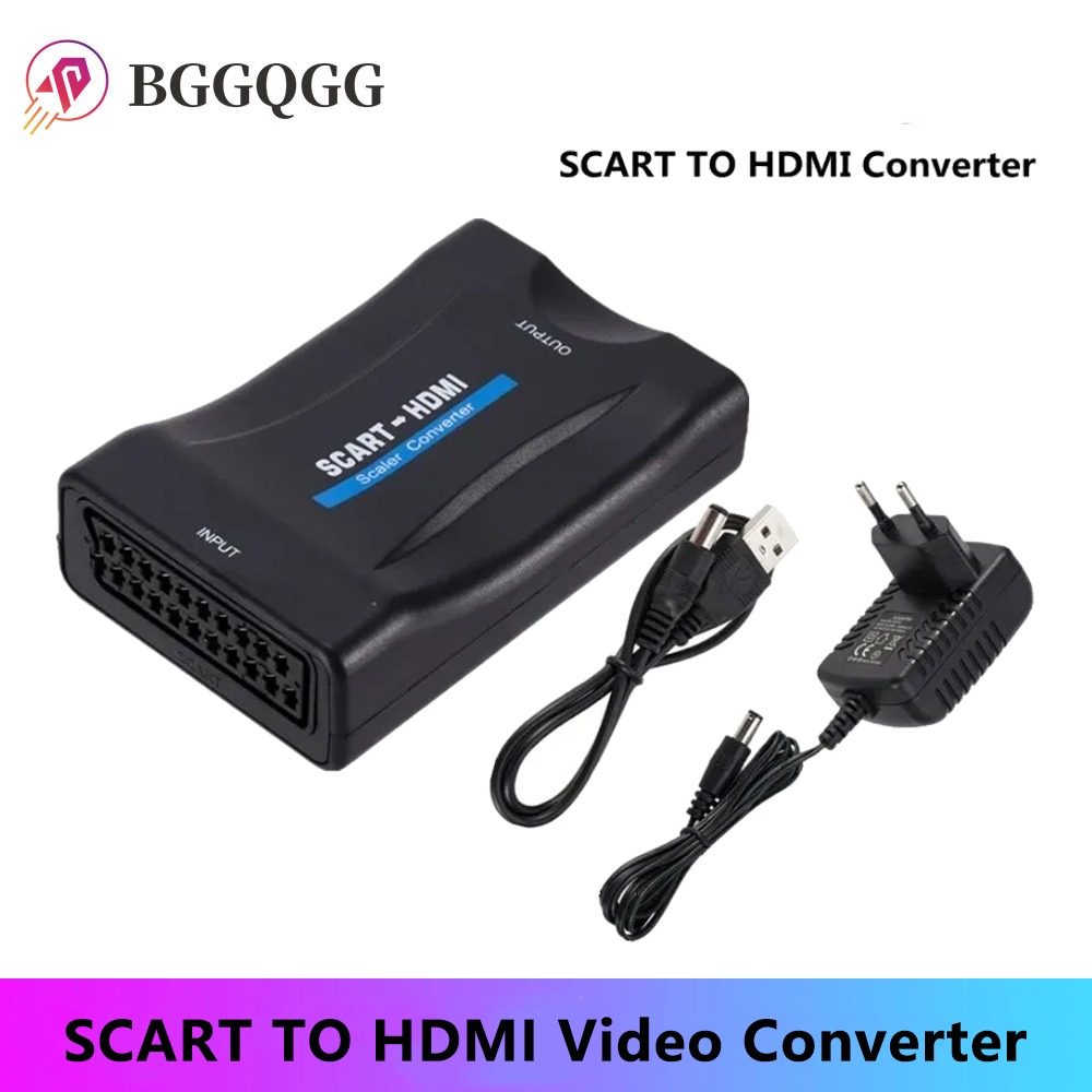 Scart To Hdmi - BGGQGG 1080P SCART HDMI uyumlu Video