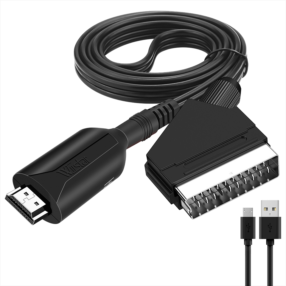 HDTV DVD için SCART Kablo Dönü - Scart To Hdmi incelemesi ve fiyatı