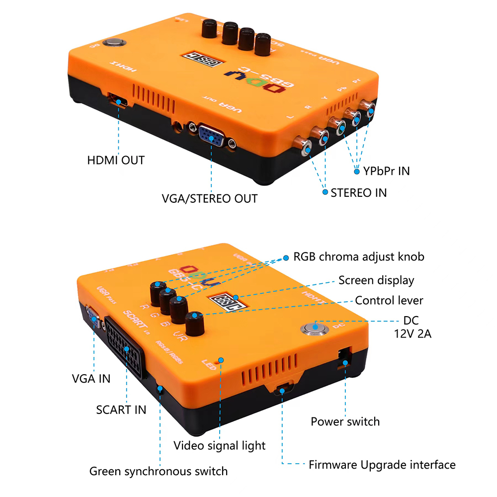 PS1/PS2/PS3/GameCube/N64 için  - Scart To Hdmi incelemesi ve fiyatı