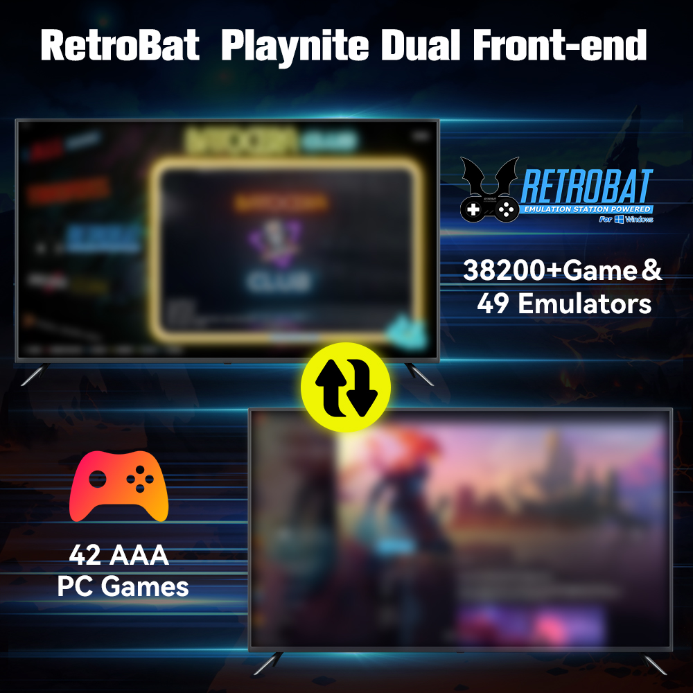 Retrobat&Playnite Sistemi HDD  - Retro Gaming Kiosk incelemesi ve fiyatı