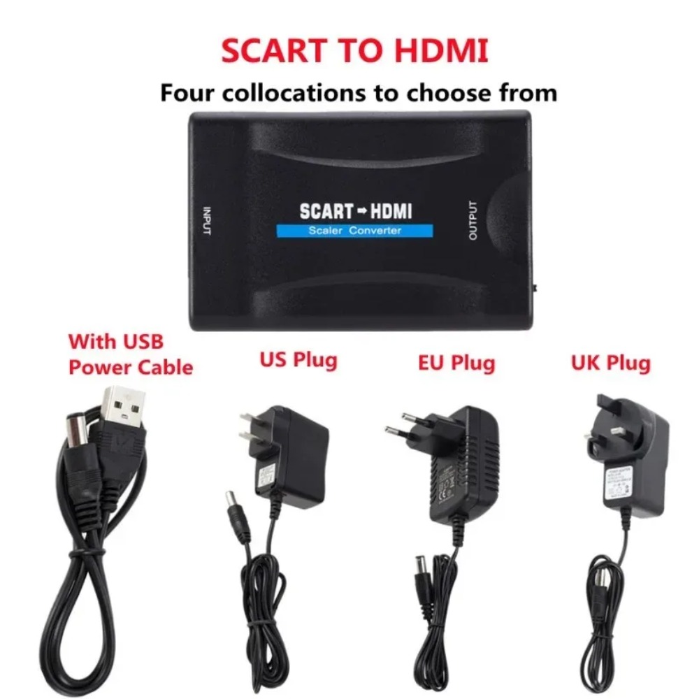 BGGQGG 1080P SCART HDMI uyumlu - Scart To Hdmi incelemesi ve fiyatı